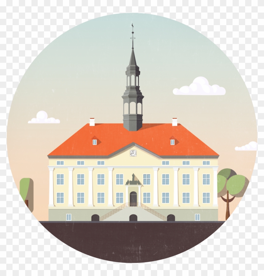 Narva Town Hall - Steeple #359848