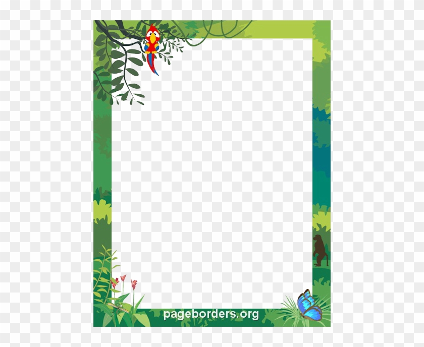 Jungle Border Png Clipart - Jungle Border #359964