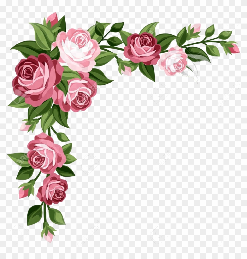 clipart rose border