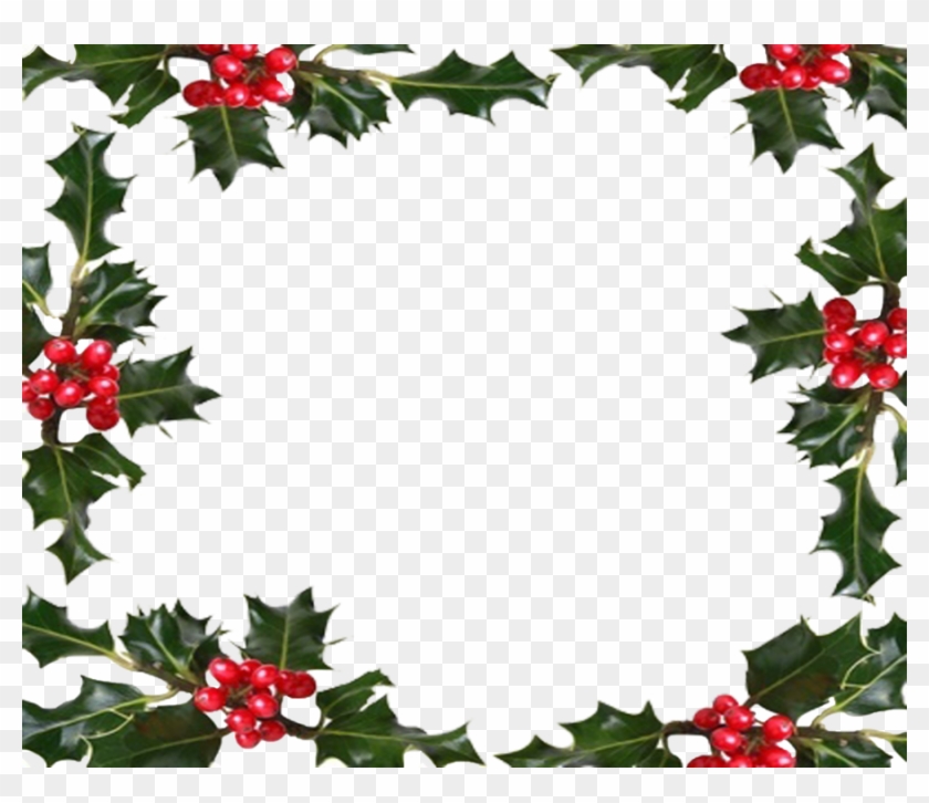 Free Christmas Holly Transparent Background - Holiday Border Transparent Background #360080