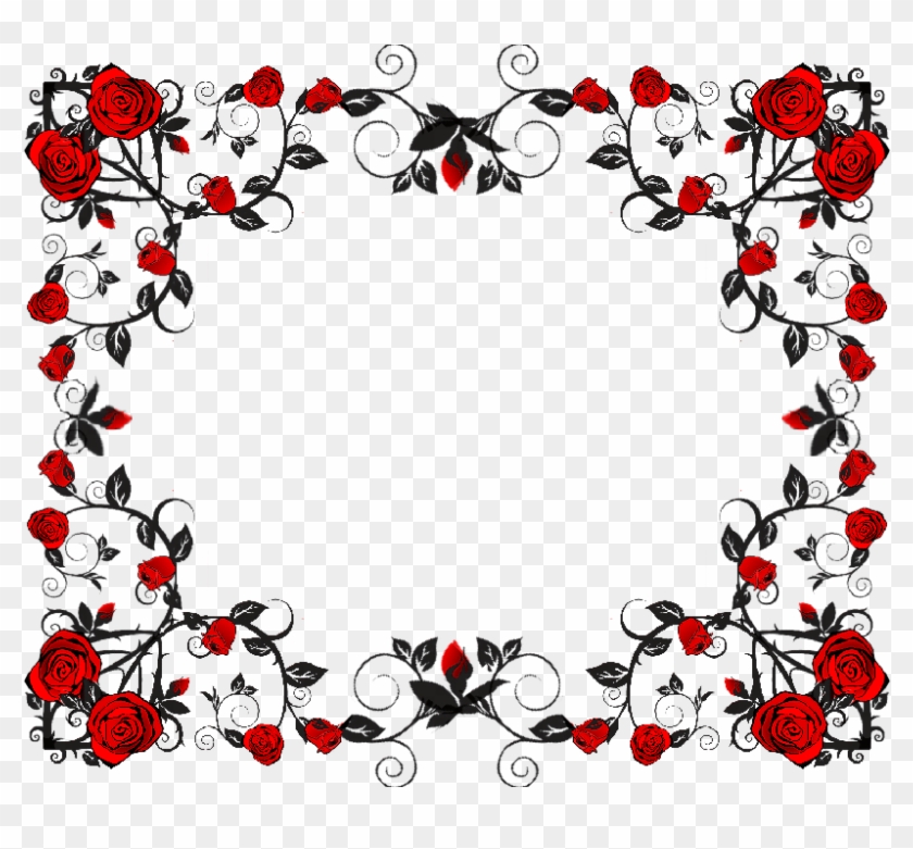 Emilieta Psp Marcos Rosas Rojas En Png - Red Rose Shower Curtain #360105