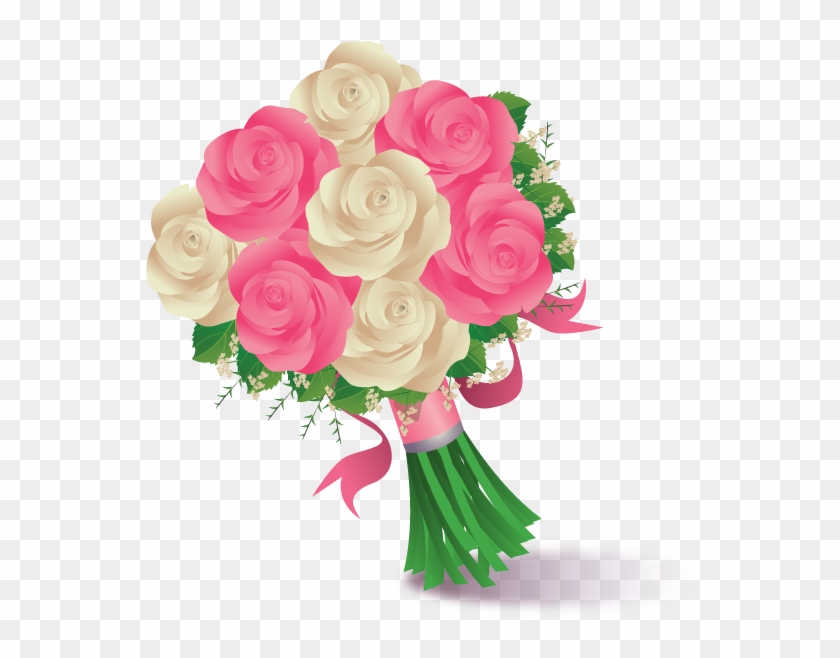 Flower Bouquet Drawing Clip Art - Buque De Noiva Vetor #360153