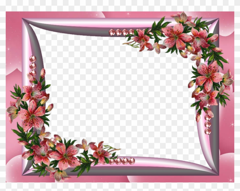 Marcos De Flores Para - Marcos Para Fotos Gratis - Free Transparent PNG  Clipart Images Download