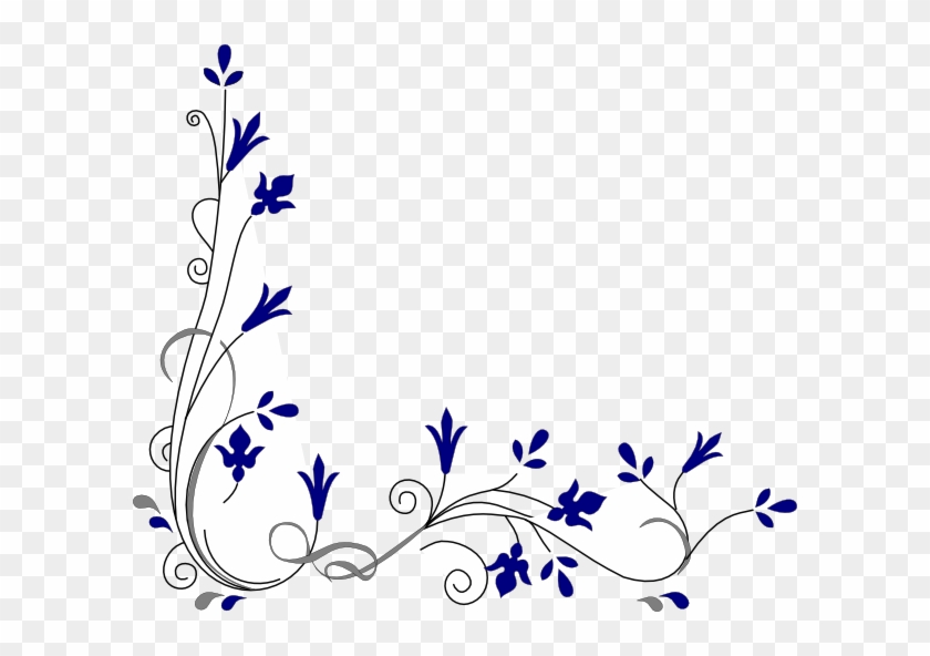 Rustic Wedding Border Clipart - Flower Corner Vector Png #360151