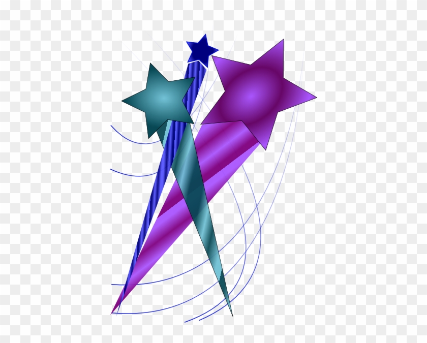 Clip Arts Related To - Purple Shooting Star Clipart #360204