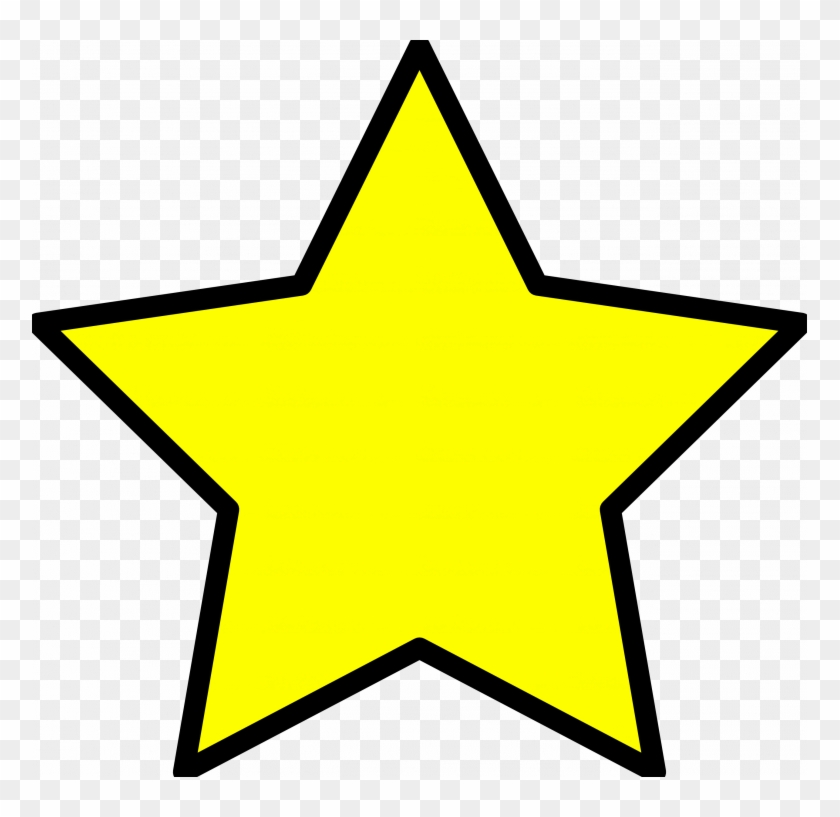Hd Christmas Tree Star Clip Art Cdr » Clip Art Designs, Yellow Star