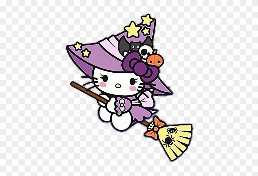 Hellokitty Halloween Cute Sanrio Colorful Star Witch - Halloween Sanrio #360247