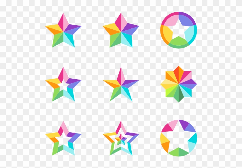 Star Icons - Graphic Design #360312