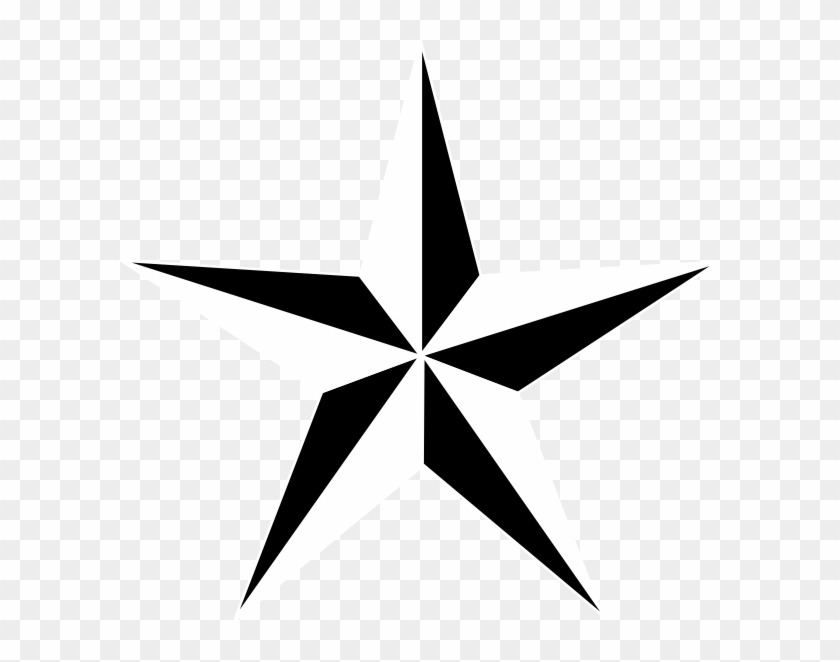 Texas Star White Clip Art - Star Logo Black And White #360355