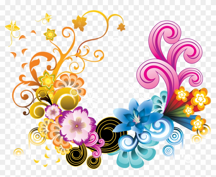 Vector Images For Photoshop Download - Colorful Swirl Designs Png #360379