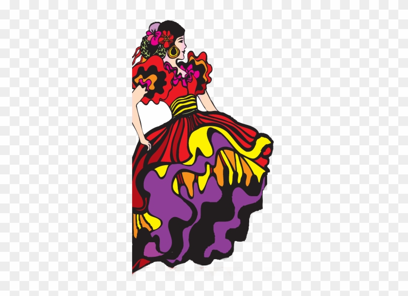 Gallery For > Ballet Folklorico Drawing - Folklorico Clip Art #360386