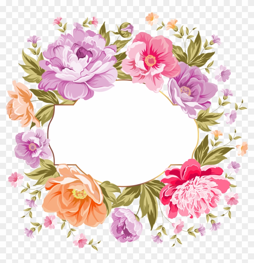 Floral Border - Twisted Envy Q Floral Letter Border Initial Novelty #360412