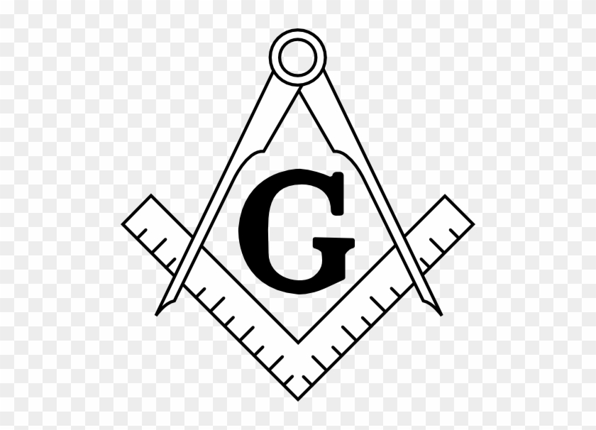 What Font Is Masonic Letter-g - Masonic Logo Clip Art #360439