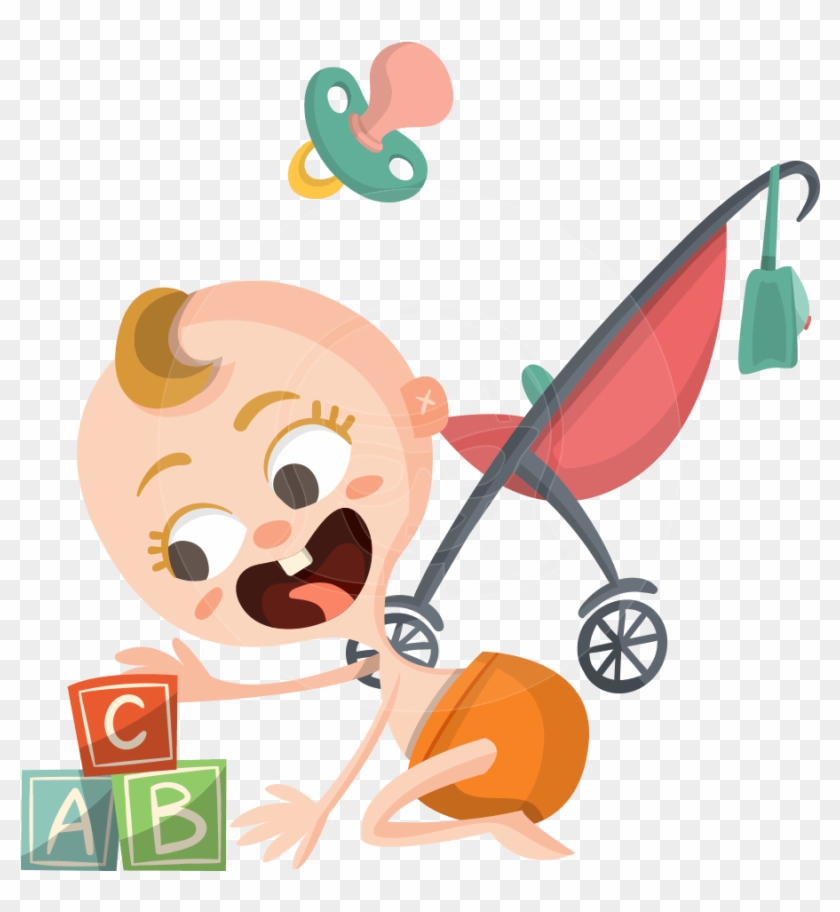 A Baby-themed Vector Graphic Pack Containing Various - Cartoon #360472