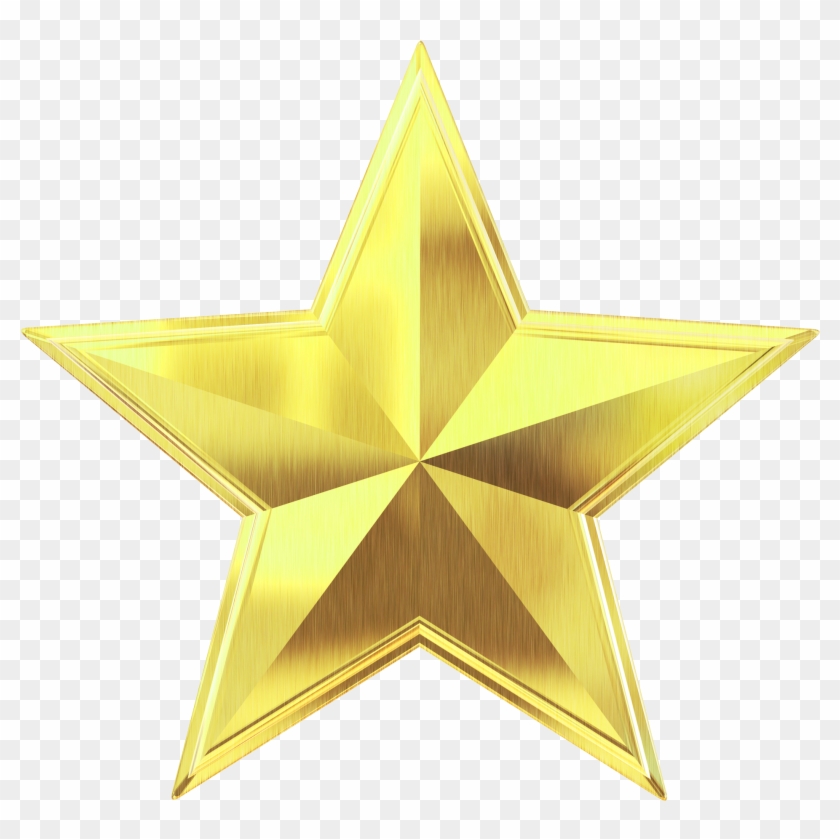 Golden Star - Gold Star Png #360599