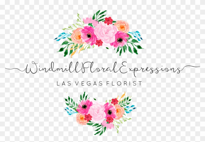 Windmill Floral Expressions - Flower Design With Calligraphy #360609