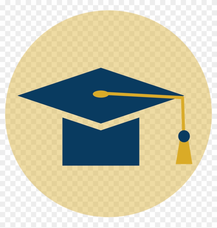 Graduation Cap Graphic Majors Icon - North Carolina Wesleyan College #360644
