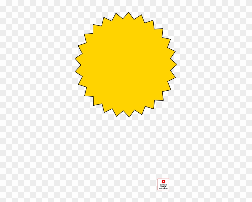 Starburst Outline Yellow Clip Art At Clker - Yellow Starburst Png #360760