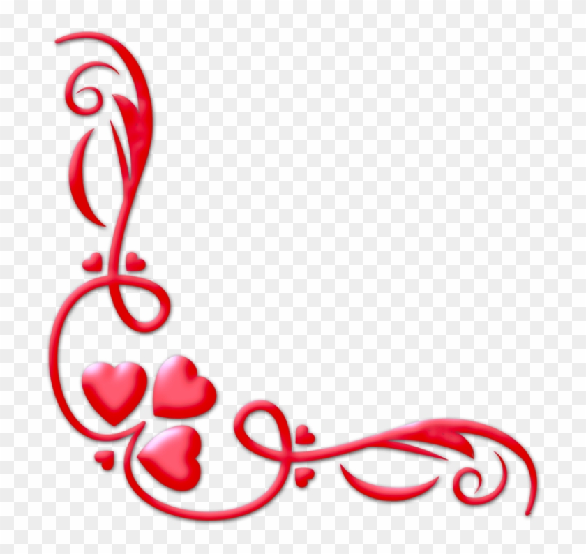 Valentine Transparent Background Image - Сердечки Рамка Png #360778