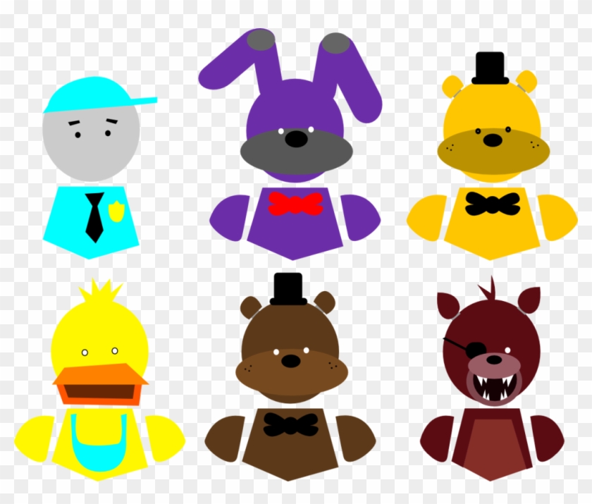 Fnaf Vector Graphic Characters By Orderly-lemon - Five Nights At Freddy's #360777