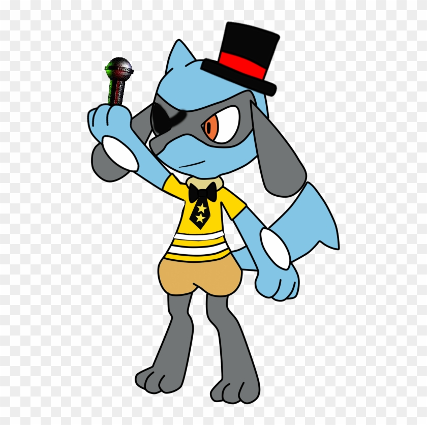 Rockstar Riolu Fazbear By Bigbowser0813 - Cartoon #360806