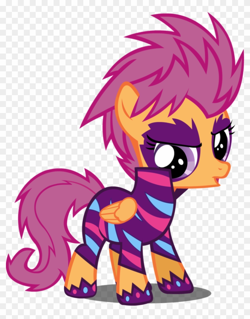 Rock Star Scootaloo By Invadertak2168 - Mlp Scootaloo Talent Show #360812