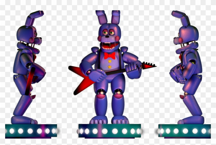 Rockstar Bonnie V2 By Papapo165 - Rockstar Bonnie Blender Dl #360874