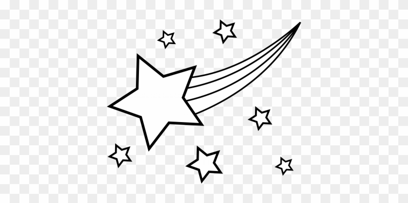 Shooting Star Clipart Clipartix - Shooting Star Coloring Page #360948