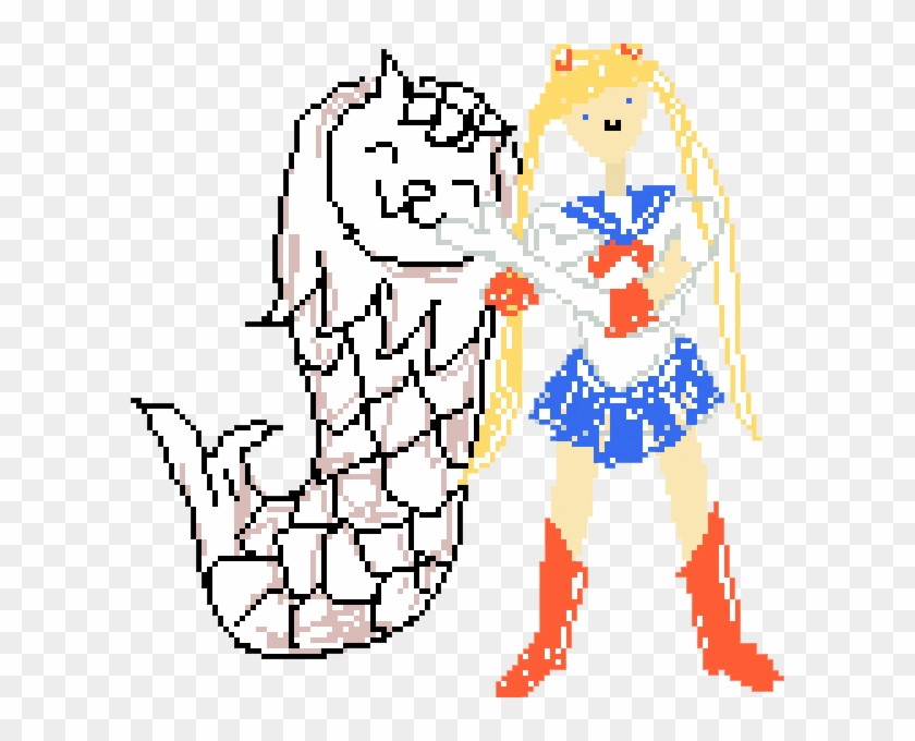 The Merlion And Sailor Moon - Draw A Easy Merlion #360992