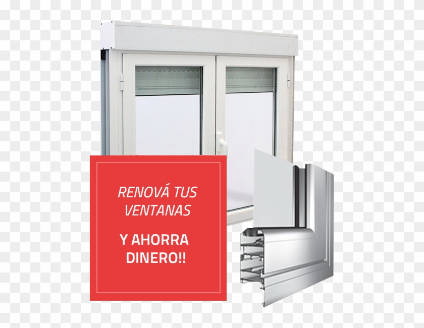 Renovación De Ventanas En El Día Y Sin Obra - Perfiles De Aluminio Para Ventanas #361031