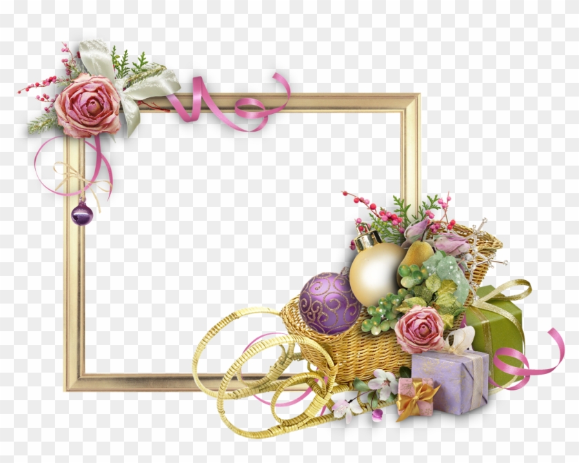 Picture Frames Flower New Year Floral Design - Picture Frames Flower New Year Floral Design #361253