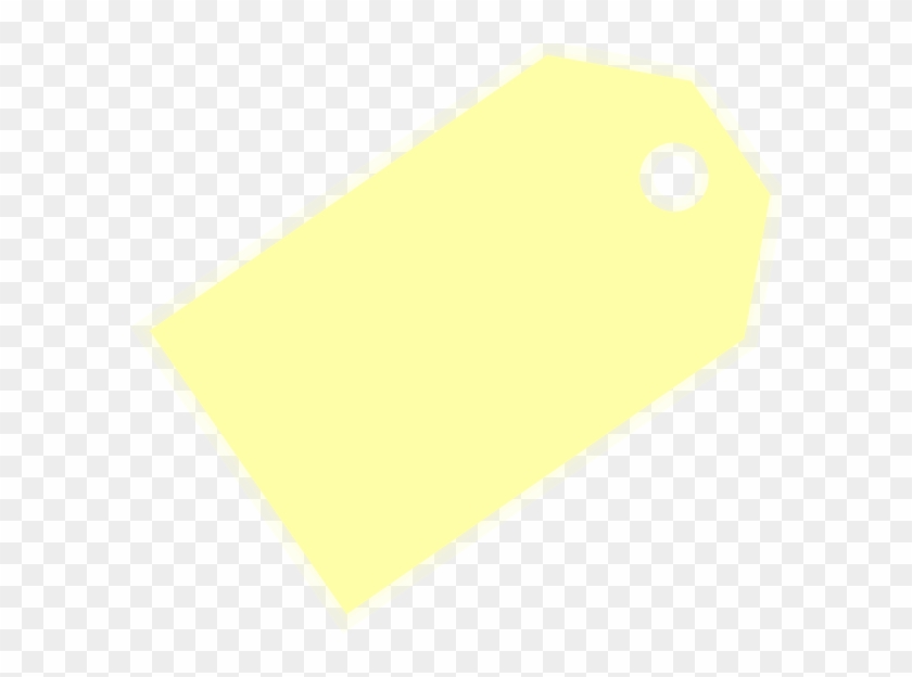 Price Tag Light Yellow Clip Art - Yellow Price Tag Transparent Background #361075