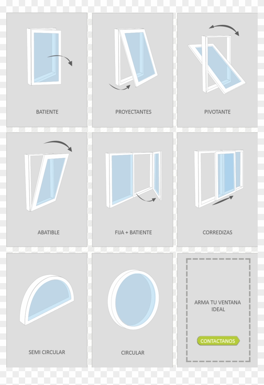 Multimarco - Tipo De Ventanas De Vidrio #361077