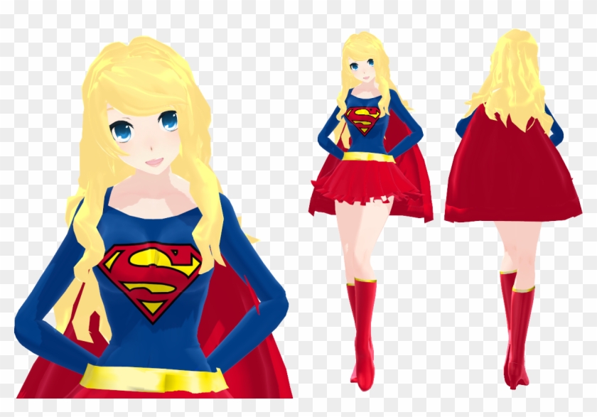 Supergirl Clipart Cartoon - Clipart Supergirl #361148