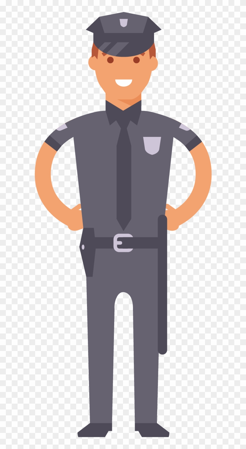Police Officer Royalty-free Euclidean Vector Illustration - Profession #361216