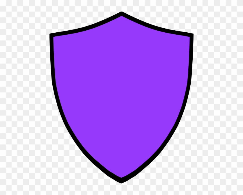 Shield Purple Clip Art At Clkercom Vector Online Royalty - Shield Logo Violet #361221
