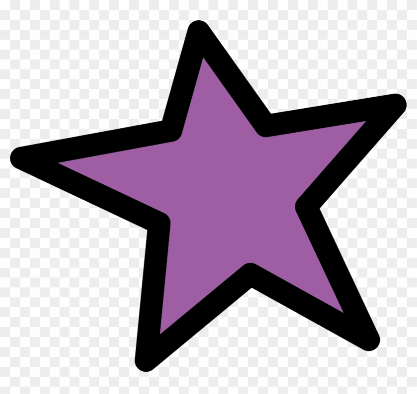 2019 Outlined Star Purple - 2019 Outlined Star Purple #361229