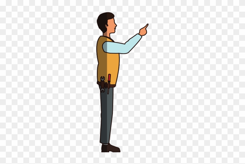 Handy Man Cartoon Design - Cartoon #361278