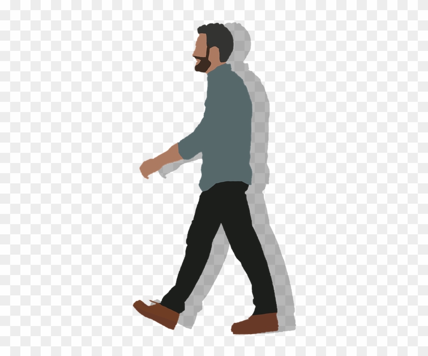 Cartoon People Walking - Cartoon Man Walking Png #361279