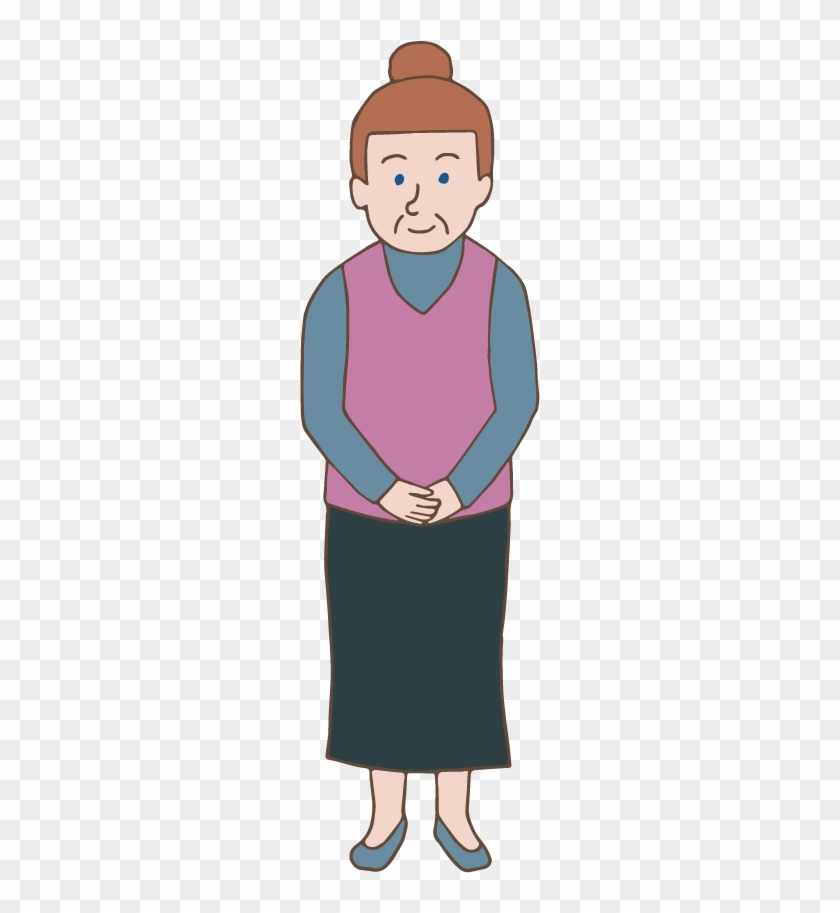 Middle-aged Woman (illustration, Clip Art) - Cartoon #361312