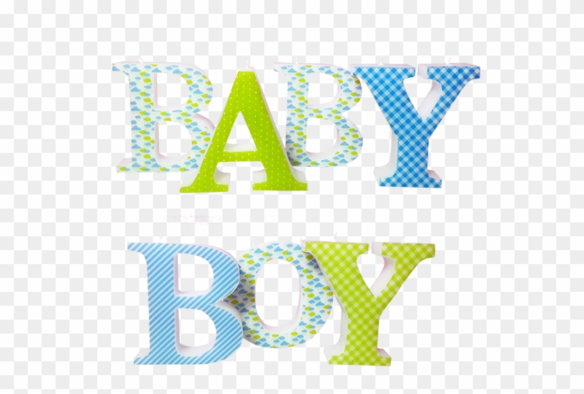 Baby Boy 3d Letters Candle Model - Baby Boy 3d Letters Candle Model #361329
