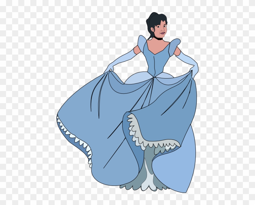 Cinderella Clip Art - Gown Clipart #361328