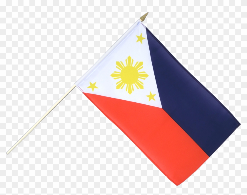 Philippine Flag Waving Png - Philippine Flag On A Stick #361436