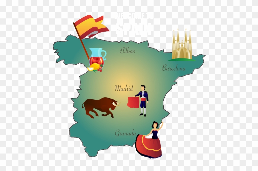 Learn Spanish Online - Spain Clip Art #361439