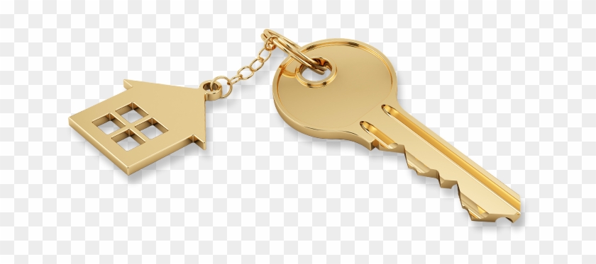 Gold House Key Png #361503