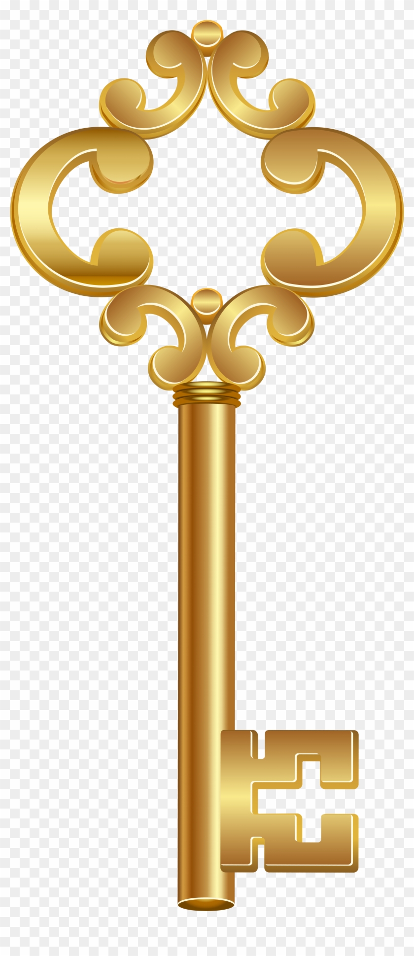 Gold Key Png Clip Art Image - Gold Key Png #361516