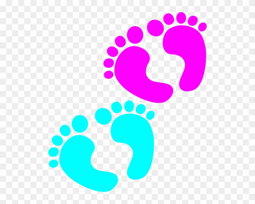 Baby Feet 2 Clip Art At Clker - Baby Shower Png #361548
