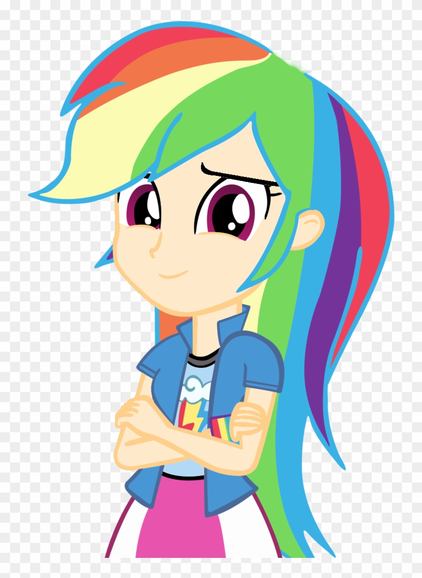 Human Rainbow Dash Vector By Cool77778 D65ehrk Copiapng - Horror Mlp Rainbow Factory #361575