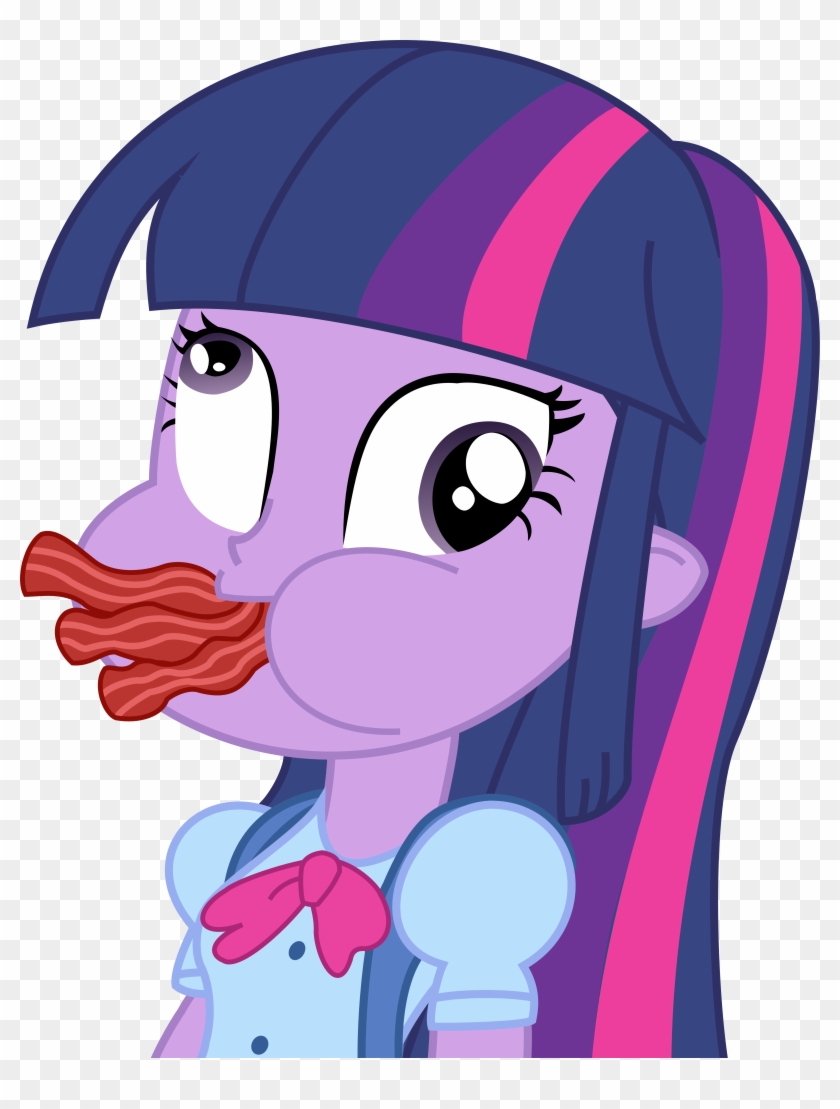Twilight Sparkle Eating Bacon By Hugomndz Twilight - Equestria Girl Tuailait #361634