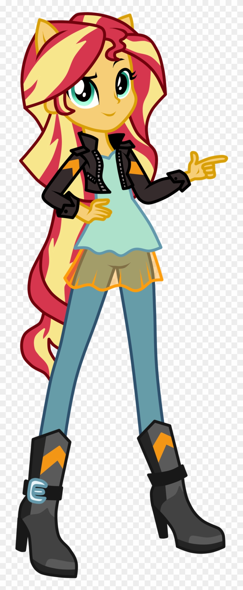 Based On Official Artworks Of Sunset Shimmer - Mlp Sunset Shimmer Eg #361624